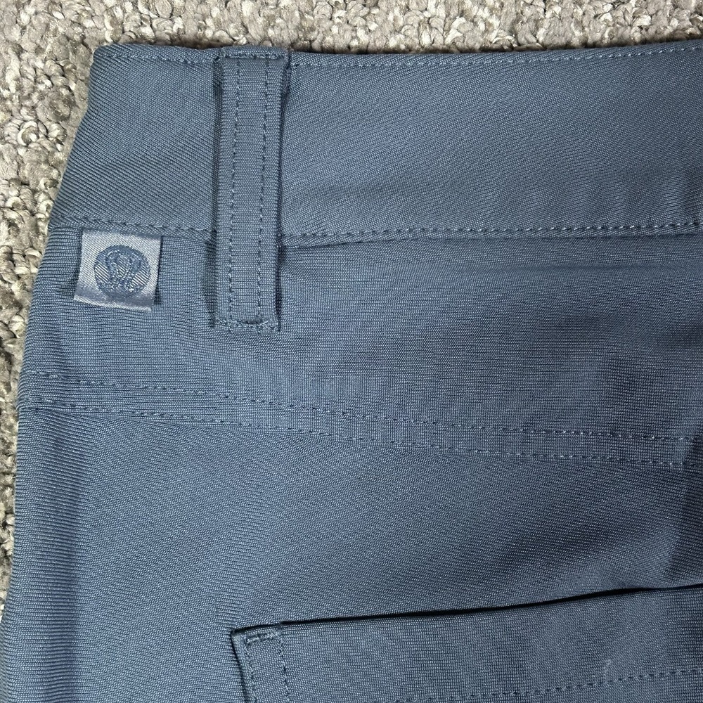 Lululemon ABC Pant Slim Men's 36 Iron Blue Warpstreme Stretch 5-Pocket Commuter - Picture 5 of 10